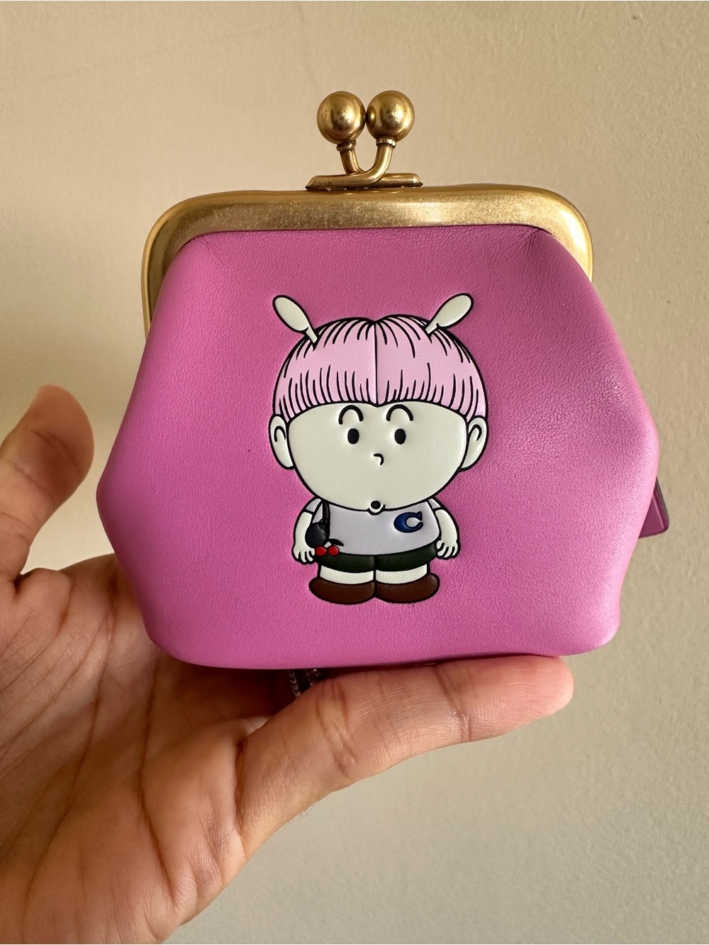 COACH x Brain Dead Xerx Alien Mini Kisslock Neck Pouch